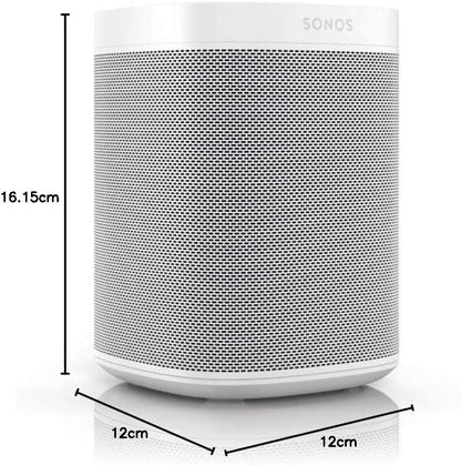Sonos One Smart Speaker, schwarz – Intelligenter WLAN Lautsprecher mit Alexa Sprachsteuerung, Google Assistant & AirPlay – Multiroom Speaker für unbegrenztes Musikstreaming