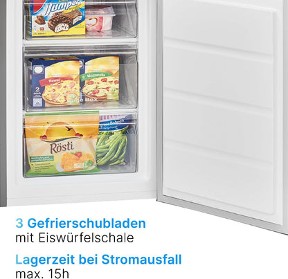 Bomann® Gefrierschrank 87L | Gefrierschrank klein mit Temperaturbereich ≤ -18°C | 3 Schubladen | Tiefkühlschrank mit wechselbarem Türanschlag | Freezer Tiefkühlschrank klein GS 7253 weiß