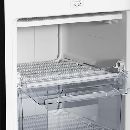CHIQ Gefrierschrank FSD160D4E | Wechselbarer Türanschlag | Sehr Leise 41 DB (145L Manuelle Abtauung)| 12 Jahre Garantie auf den Kompressor*| 126 x 54 x 55 cm (HxBxT)