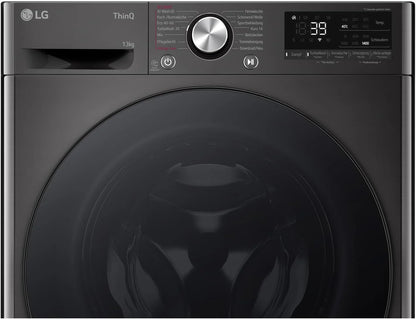 LG F4WV7080, Klasse A, Frontlader-Waschmaschine 8 kg, 1400 U/Min, AI Direct Drive, Wi-Fi, Tiefenreinigung mit Dampf, Groe Kapazitt, TRIPLE A, Auentür aus Sicherheitsglas, 62 x 60 x 85 cm  Wei
