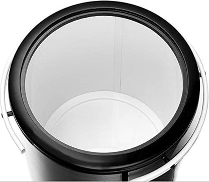 Syntrox 50 l Kühlfass | Kühltonne | Getränkefass | Partycooler | Flaschenkühler Salaron, für Veranstaltungen, mit Glasdeckel, Temperaturanzeige, 75 Watt (Schwarz)