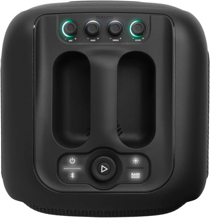 JBL PartyBox Encore – Tragbarer Party-Lautsprecher für drinnen und draußen – Mit eingebauten Lichtern, IPX4-Design und tiefem Bass – 10 Stunden Laufzeit – Schwarz