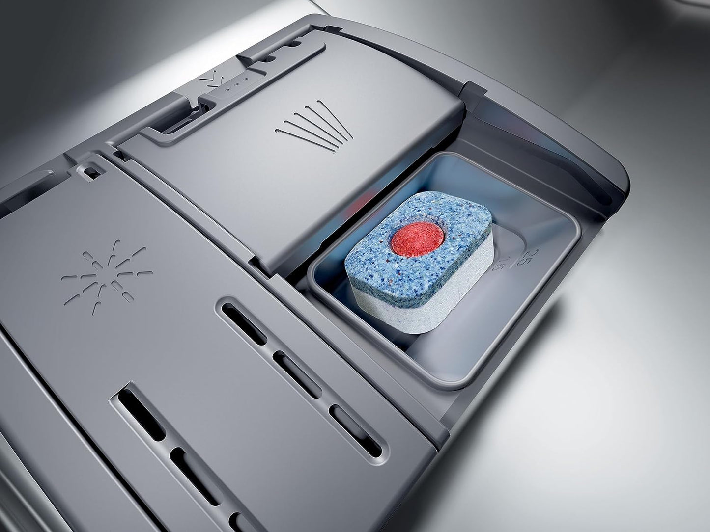 Bosch SPV2IKX10E Serie 2 Smarter Geschirrspüler vollintegriert, 45 cm breit, Besteckkorb, Extra Trocknen auf Knopfdruck, InfoLight roter Lichtpunkt am Boden, AquaStop Schutz gegen Wasserschäden, Weiß