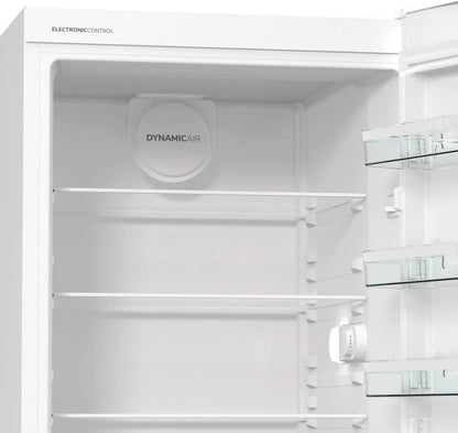 Gorenje R 619 DAXL6 Kühlschrank/AdaptTech/FreshZone/Schnellkühlfunktion/Umluft-Kühlsystem/LED Display / 398l / 185cm / EEK D/Edelstahl