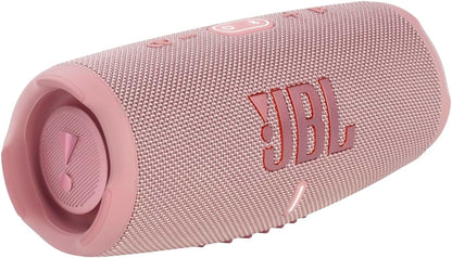 JBL Charge 5 Bluetooth-Lautsprecher in Schwarz – Wasserfeste, portable Boombox mit integrierter Powerbank – Eine Akku-Ladung für bis zu 20 Stunden kabellosen Musikgenuss