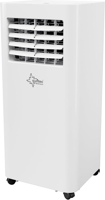 SUNTEC Mobiles Klimagerät Impuls 2.6 Eco R290 – Klimaanlage mobil und leise mit Abluftschlauch – Kühler & Entfeuchter für Räume bis 34 qm – Mobile Kühlung für Wohnung & Büro – 9.000 BTU | 2600 Watt