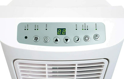 SUNTEC Mobiles Klimagerät Impuls 2.6 Eco R290 – Klimaanlage mobil und leise mit Abluftschlauch – Kühler & Entfeuchter für Räume bis 34 qm – Mobile Kühlung für Wohnung & Büro – 9.000 BTU | 2600 Watt