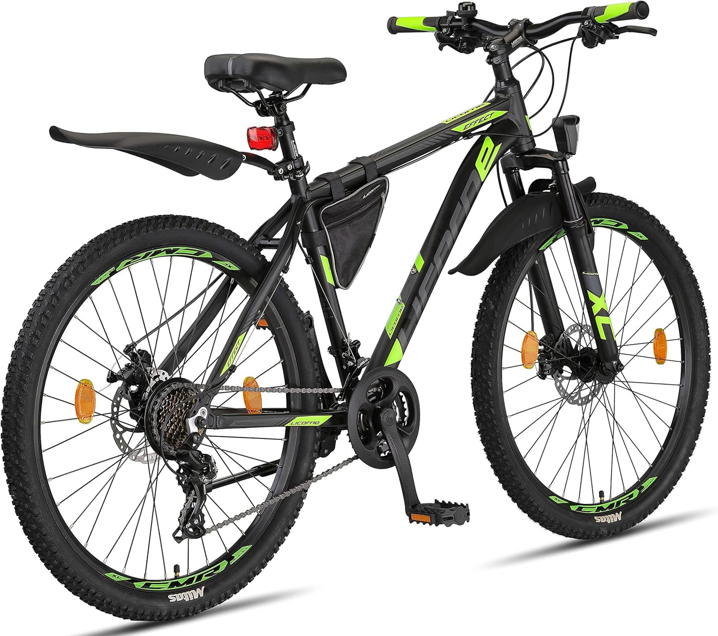Licorne Bike Effect Premium Mountainbike Aluminium Discbremse Jungen Mädchen 21 Gang