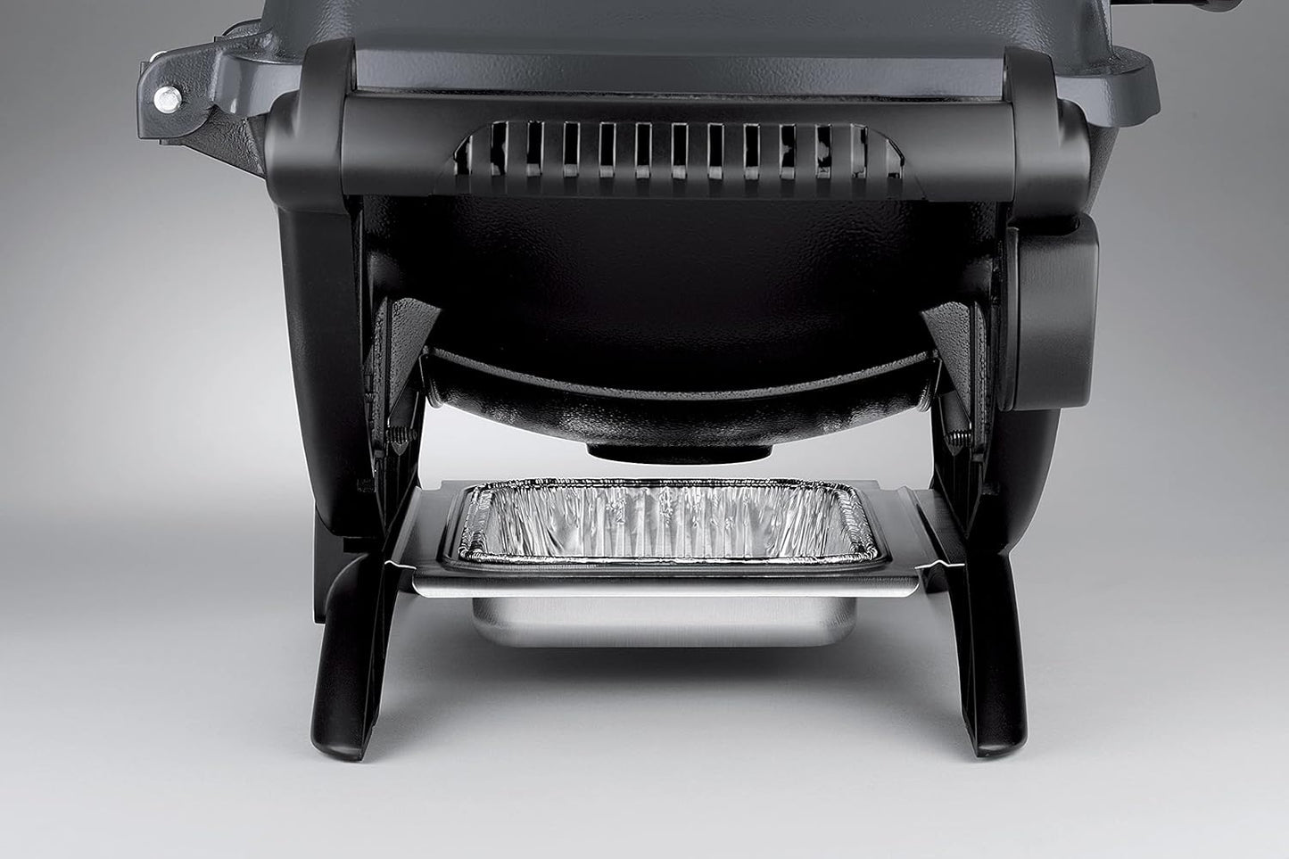 Weber Q1400 Elektrogrill, 43 x 32cm Grillfäche, portabler BBQ Grill, 2-geteilter porzellanemaillierter Guss-Grillrost, Aluminiumguss Deckel & Gehäuse - Dark Grey (52020079)