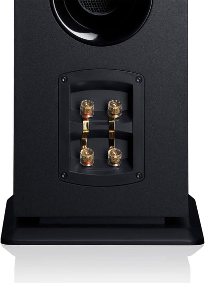 Teufel Ultima 40 Stereo Lautsprecher - HiFi Standlautsprecher Paar der Spitzenklasse, Phase-Plug Hochtöner, 3-Wege System, Doppelrohr-Bassreflex, Musik, Filmton, Games - schwarz