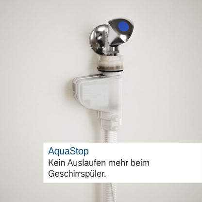 Bosch SPV2IKX10E Serie 2 Smarter Geschirrspüler vollintegriert, 45 cm breit, Besteckkorb, Extra Trocknen auf Knopfdruck, InfoLight roter Lichtpunkt am Boden, AquaStop Schutz gegen Wasserschäden, Weiß