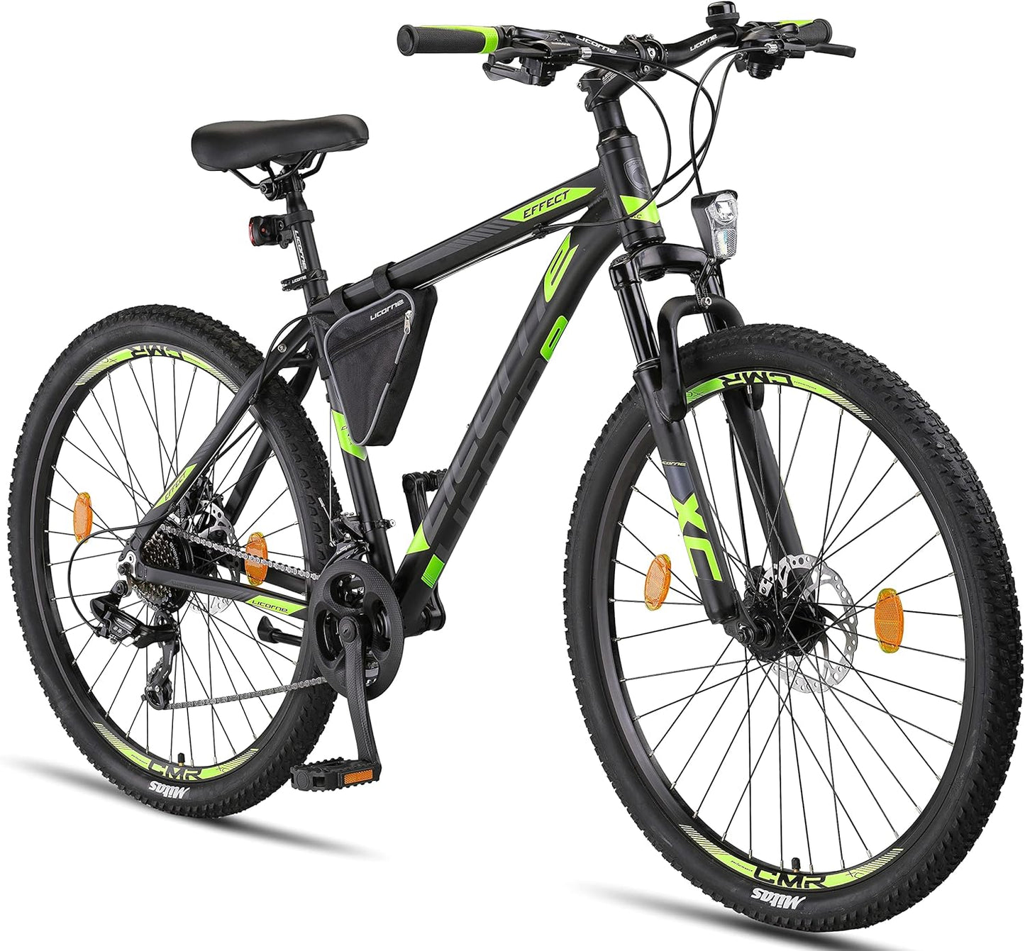 Licorne Bike Effect Premium Mountainbike Aluminium Discbremse Jungen Mädchen 21 Gang